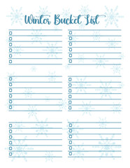 Winter Bucket List