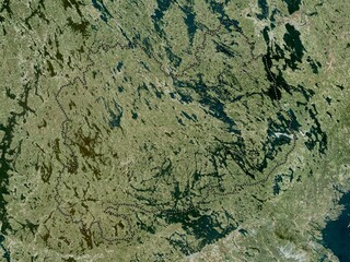 Southern Savonia, Finland. High-res satellite. No legend
