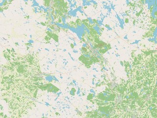 Tavastia Proper, Finland. OSM. No legend