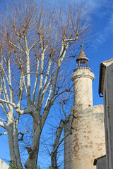 	
Tower in Aigues-Mortes in France	