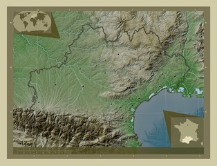 Occitanie, France. Major cities