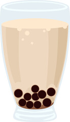 Taiwan famous drink bubble tea pearl milk tea
