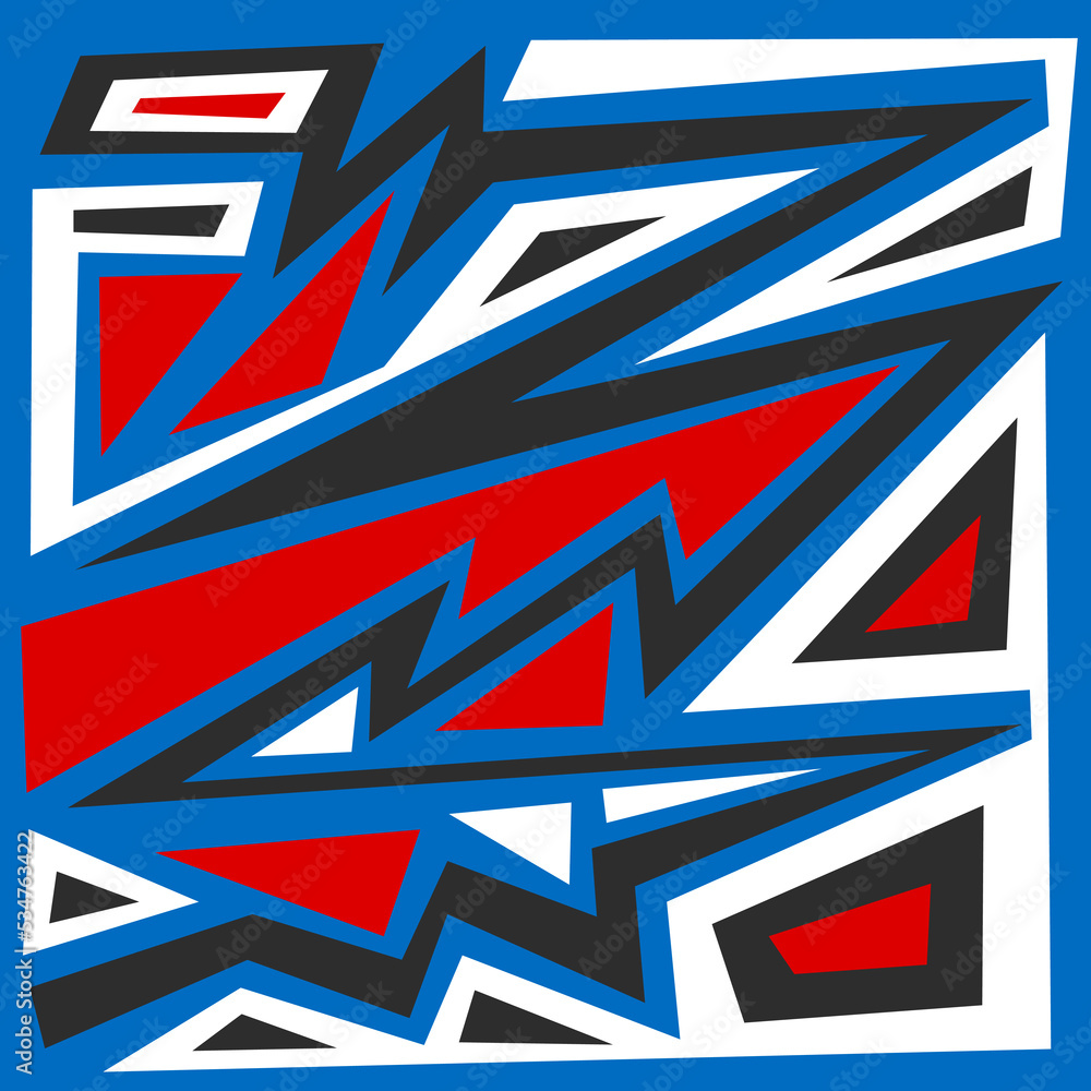 Aufkleber abstract background with random pattern