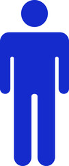 blue male icon