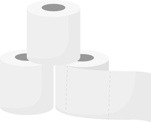 stack of tissue rolls