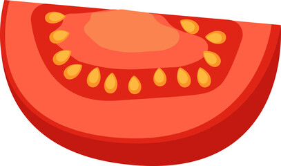 Obraz premium sliced tomato