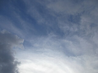Fototapeta premium Clouds in the sky after rain