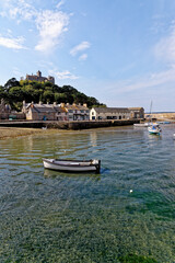 Fototapeta na wymiar The harbour and village at St. Michael's Mount - Cornwall, England