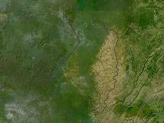 Haut-Ogooue, Gabon. Low-res satellite. No legend