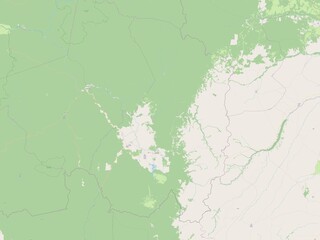 Obraz premium Haut-Ogooue, Gabon. OSM. No legend