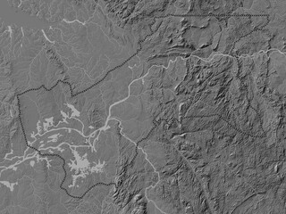 Moyen-Ogooue, Gabon. Bilevel. No legend