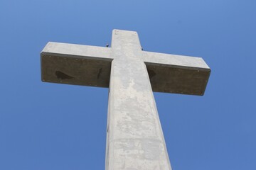 Cross on the Filerimos Hill, Rhodes, Greece
