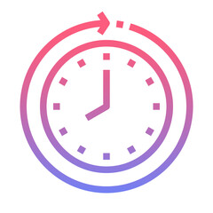 working line gradient icon