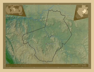 Ogooue-Lolo, Gabon. Physical. Labelled points of cities
