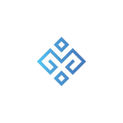 Monogram M logo, Letter M monogram logo, abstract M logo