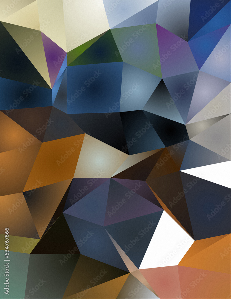 Poster crystal like pattern
