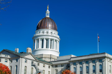 Maine State House is the capitol building of Maine in historic downtown of Augusta, ME