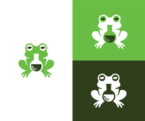 Frog lab logo design