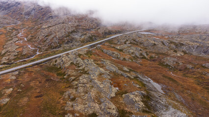 landscape in the mountains - Thompson pass from Valdez, Alaska