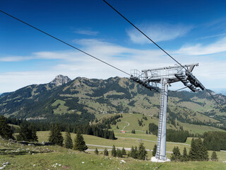 Bayerische Berglandschaft - Oberes Sudelfeld, Sudelfeldkopf bahn 