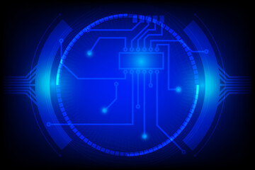 abstract technology digital electric circuit abstract background vector design.