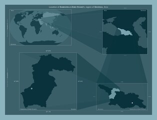 Samegrelo-Zemo Svaneti, Georgia. Described location diagram