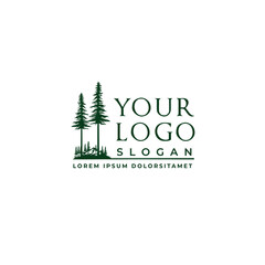 Valley logo concept. Mountain valley logo template