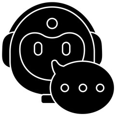 chatbot solid icon