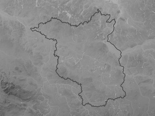 Brandenburg, Germany. Grayscale. No legend