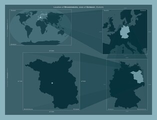 Brandenburg, Germany. Described location diagram