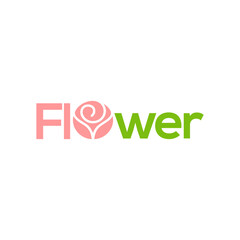 flower logo design vector template,
