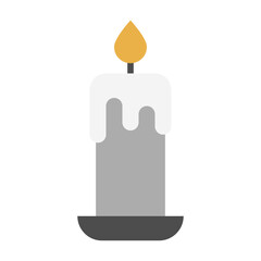 candle flat icon