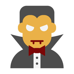 vampire flat icon