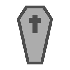 Obraz premium coffin flat icon