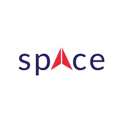space logo design vector template,