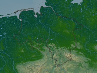 Niedersachsen, Germany. Physical. No legend