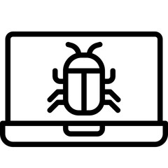 Virus Laptop icon