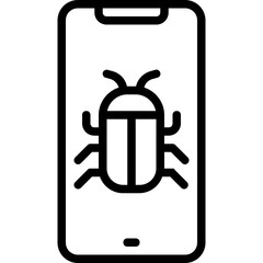 Virus Mobile Icon