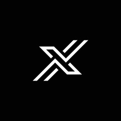 Letter X monogram logo vector