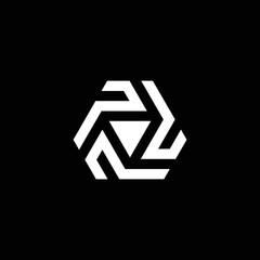 P triangle logo, ppp logo vector