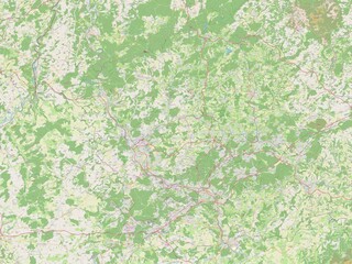 Saarland, Germany. OSM. No legend