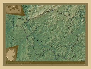 Saarland, Germany. Physical. Major cities