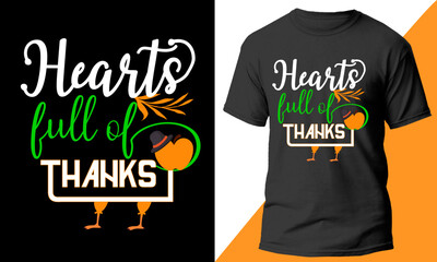 Fototapeta premium Thanksgiving T-Shirt Design 