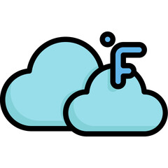 Obraz premium Cloud icon