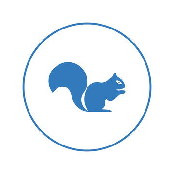 Pet Animal Gopher Squirrel Icon | Circle Version Icon |