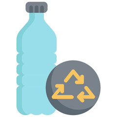 Plastic bottle icon