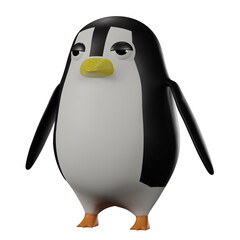 penguin cartoon isolated
