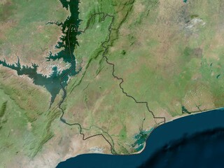 Volta, Ghana. High-res satellite. No legend