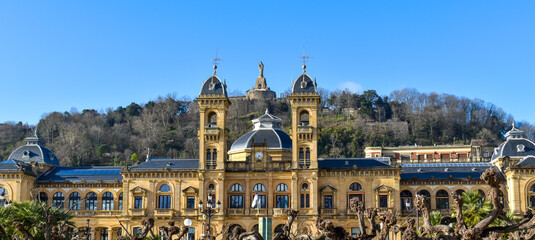 Fototapeta premium Hôtel de ville de San Sebastian (Donostia), Espagne