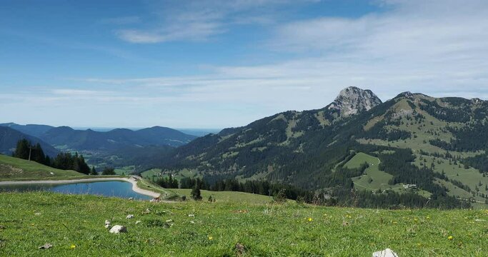 Bayerische Berglandschaft - Sudelfeld im Mangfallgebirge zwischen Bayrischzell-Leitzachtal und Oberaudorf-Inntal
